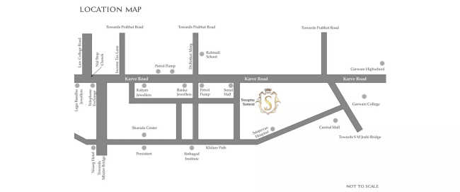 Paranjape Schemes Swapna Samrat Erandwane - Location Map