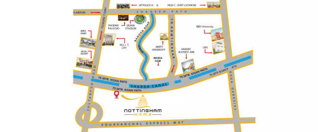 Dragon Age Nottingham Homz Kisan Path - Location Map