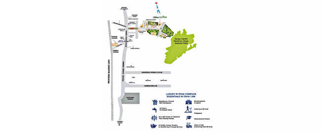 Sanghvi S3 Sky Greens Mira Bhayandar - Location Map