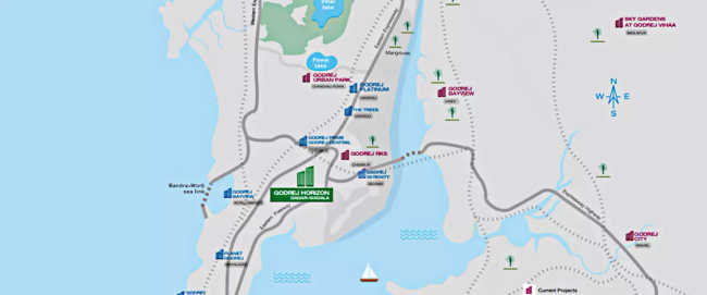 Godrej Horizon Wadala - Location Map
