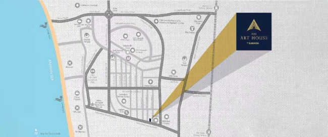 Kanakia Art House Vile Parle - Location Map