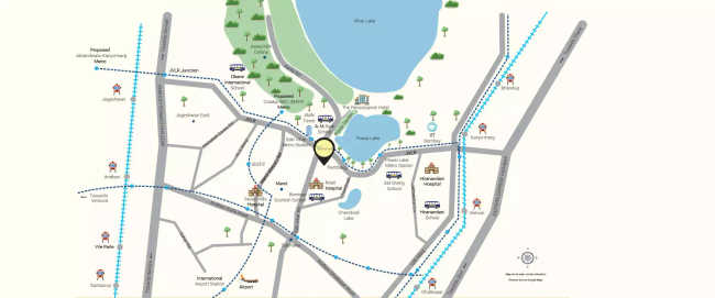 L & T Veridian Powai - Location Map