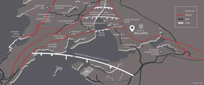 Raheja Solaris Juinagar - Location Map