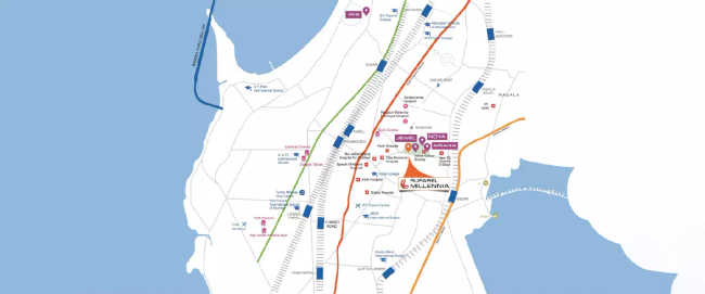 Ruparel Millennia Parel - Location Map