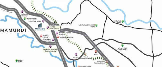 Godrej Serene Mamurdi - Location Map