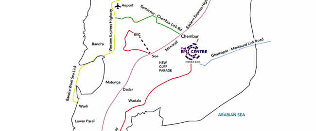 Wadhwa The Epicentre Chembur - Location Map