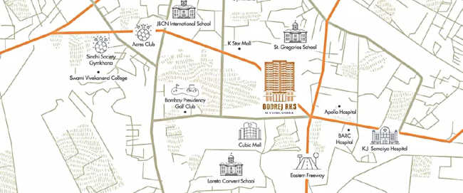 Godrej RKS Chembur - Location Map