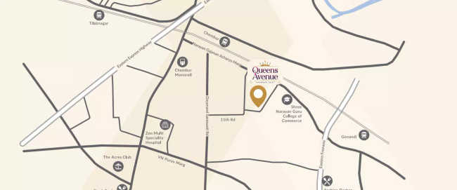 Queens Park Chembur - Location Map