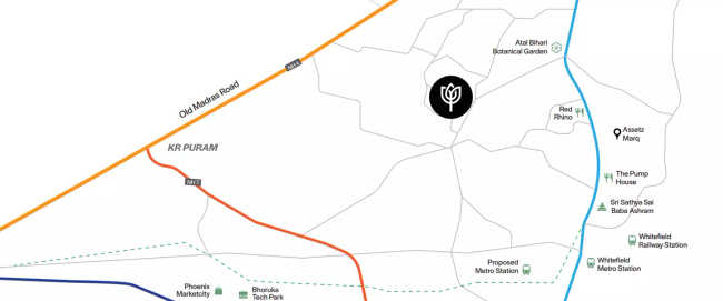 Assetz Bloom And Dell Doddabanahalli - Location Map