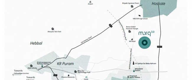 Assetz Marq 3.0 Whitefield - Location Map