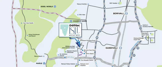 Dotom Isle Malad - Location Map
