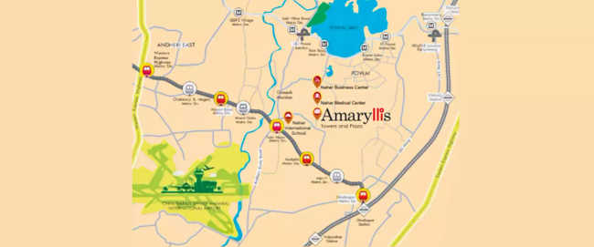 Nahar Amaryllis Powai - Location Map