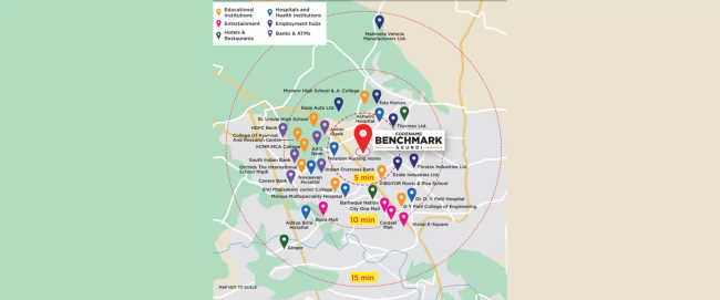 Mantra Codename Benchmark Akurdi - Location Map