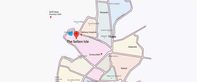 The Selten Isle Pokhran Road 2 - Location Map