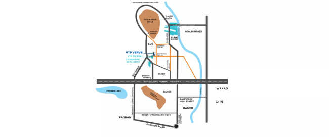 VTP Verve Baner - Location Map