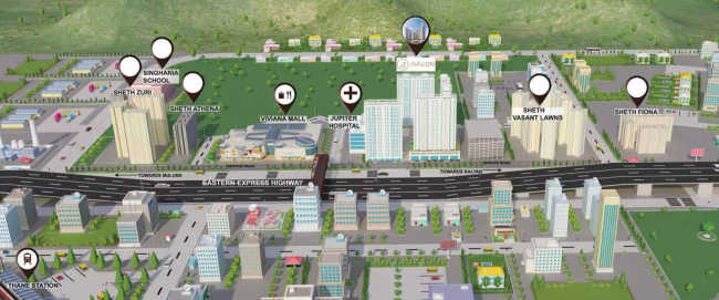 Sarova Aquila Kandivali - Location Map