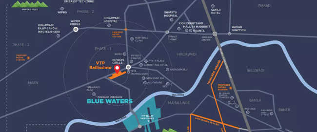 VTP Bellissimo Hinjewadi - Location Map