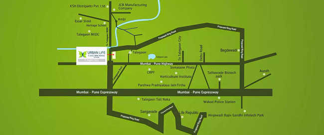 VTP Urban Life Talegaon Dabhade - Location Map