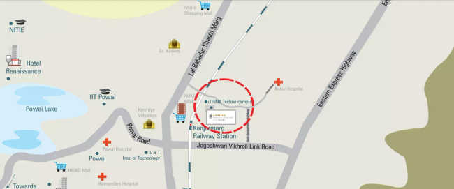 Lodha Aurum Grande Kanjurmarg - Location Map