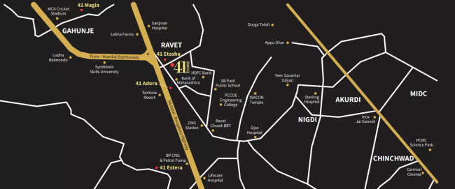 Krisala 41 Evoke Ravet - Location Map