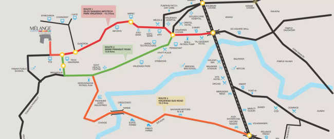 Rama Melange Residences Hinjewadi - Location Map