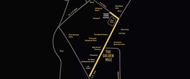 Lodha Trump Tower Worli - Location Map