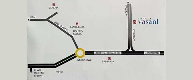 Goel Ganga Vasant Handewadi - Location Map