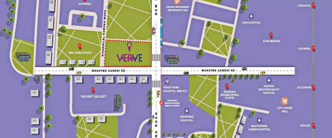 Kolte Patil Verve Goregaon - Location Map