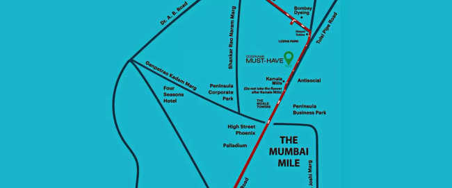Lodha Codename Must Have Lower Parel - Location Map
