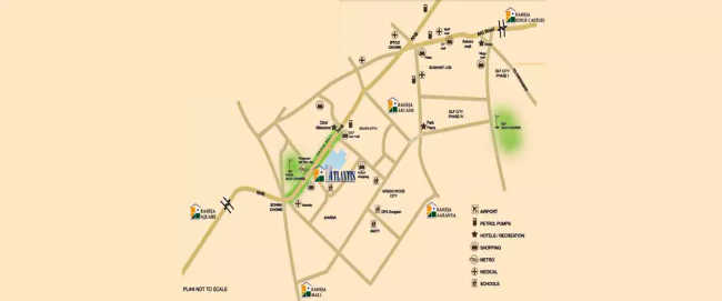 Raheja Atlantis Lower Parel - Location Map