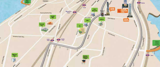 Ruparel Nova Parel - Location Map