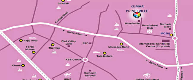 Kumar Princeville Moshi - Location Map