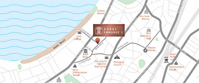Suraj Emmanuel Dadar - Location Map