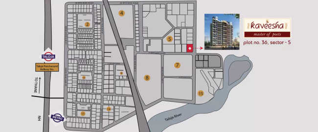 Kaveesha Taloja - Location Map