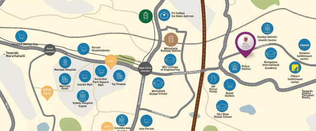 Birla Alokya Whitefield - Location Map