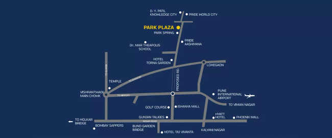 Park Plaza Lohegaon - Location Map