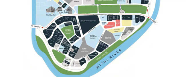 Adani Inspire BKC Bandra - Location Map