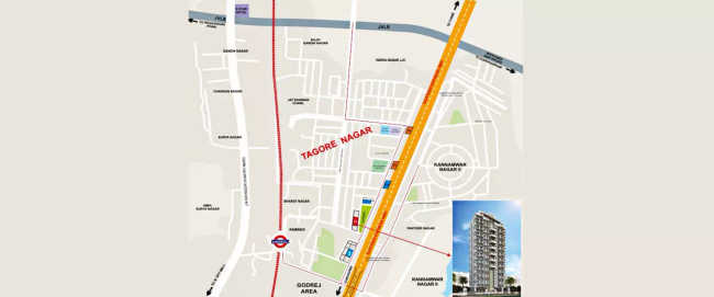 Adityaraj Suyog Signature Vikhroli - Location Map