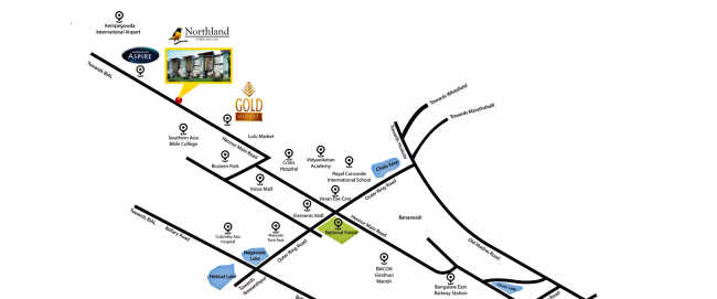 Salarpuria Sattva Northland Chikkagubbi - Location Map