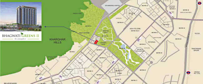 Bhagwati Greens 2 Kharghar - Location Map