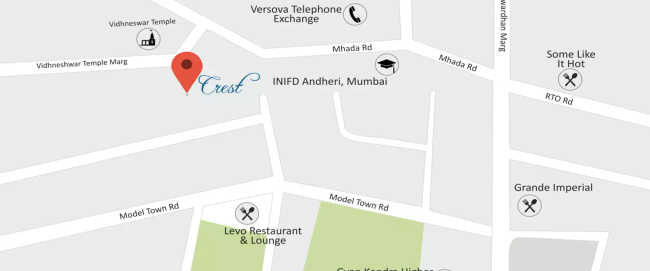 Veena Crest Andheri - Location Map