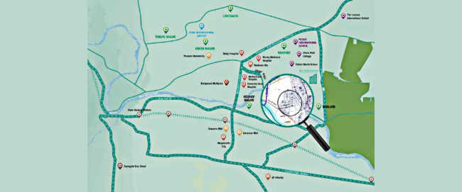 Godrej Parkridge Manjri - Location Map