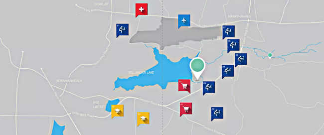 Orchid Lakeview Bellandur - Location Map