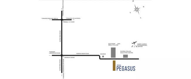 Pride Pegasus Byrathi - Location Map