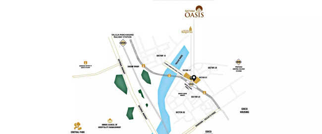 Satyam Oasis Taloja - Location Map