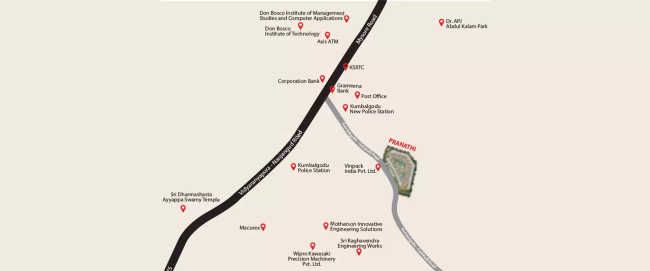 Sowparnika Pranathi Kumbalgodu - Location Map