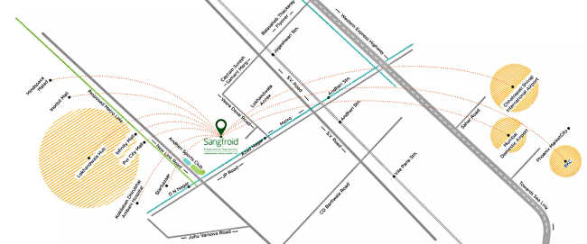 UK Sangfroid Andheri - Location Map