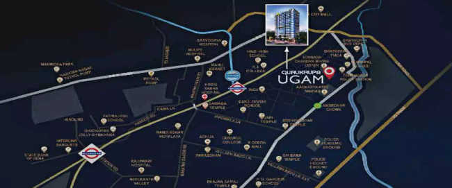 Gurukrupa Ugam Ghatkopar - Location Map