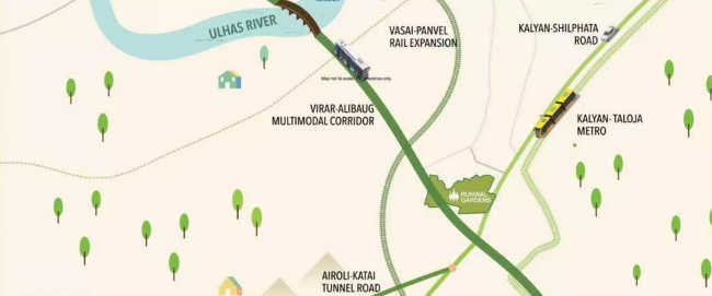 South Avenue At Runwal Gardens Dombivali - Location Map