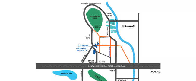 VTP Sierra Baner - Location Map